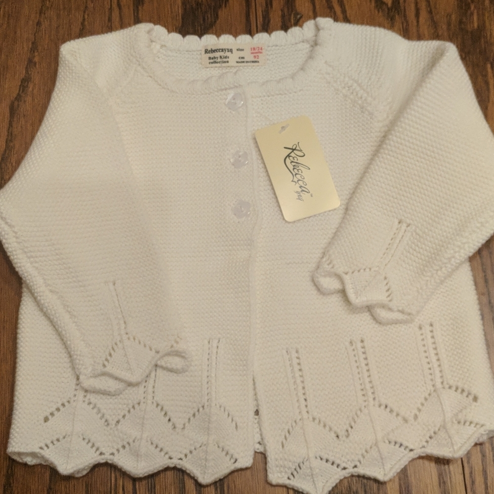 Baby girl knit cardigan